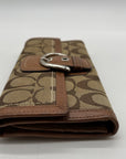 Coach Vintage Signature Soho Buckle Trifold Wallet