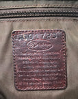 Brighton Vintage Brown Woven Leather Shoulder Bag