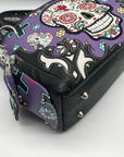 Cowgirl Trendy Purple Sugar Skull Shoulder Bag