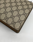 Gucci Beige And Ebony Canvas GG Supreme Mini Dionysus Shoulder Bag