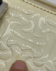 Bravo of Beverly Hills Limited Edition Ivory Painted Leather Satchel