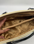Bravo of Beverly Hills Limited Edition Ivory Painted Leather Satchel