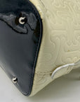 Bravo of Beverly Hills Limited Edition Ivory Painted Leather Satchel