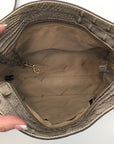 Brahmin Sand Dune Croc Embossed Leather Carrie Crossbody Bag