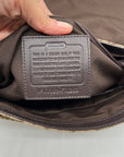 Coach Tan Signature Jacquard Messenger Bag F70283