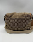 Coach Tan Signature Jacquard Messenger Bag F70283