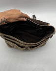 Coach Tan Signature Jacquard Messenger Bag F70283