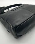 Fossil Black Pebbled Leather Shoulder Bag
