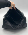 Fossil Black Pebbled Leather Shoulder Bag