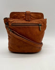 Pelletteria Di Mario Brown Leather Crossbody Bag
