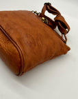 Pelletteria Di Mario Brown Leather Crossbody Bag