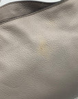 Michael Kors Raven Stone Grey Pebbled Leather Shoulder Bag