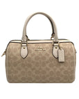 Coach Sand And Chalk Rowan Crossbody Convertible Satchel Bag 62422-CV961