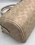 Coach Sand And Chalk Rowan Crossbody Convertible Satchel Bag 62422-CV961