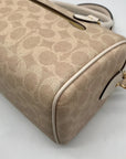 Coach Sand And Chalk Rowan Crossbody Convertible Satchel Bag 62422-CV961