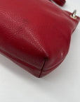 Coach Black Pebbled Leather Kacey Convertible Satchel Bag- C6229
