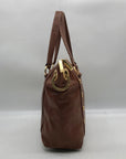 Hammit Mahogany Leather Medium Daniel Convertible Crossbody Bag