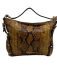 Michael Kors Snakeskin Embossed Shoulder Bag