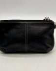 Coach Legacy Black Leather Wristlet
