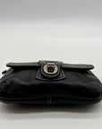 Coach Legacy Black Leather Wristlet