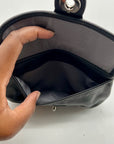 Coach Legacy Black Leather Wristlet