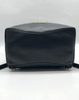 Michael Kors Black Pebbled Leather Raven Medium Backpack