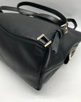 Michael Kors Black Pebbled Leather Raven Medium Backpack