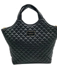 Like Dreams Black Quilted Juliet Medium Crossbody Bag