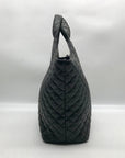 Like Dreams Black Quilted Juliet Medium Crossbody Bag