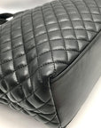 Like Dreams Black Quilted Juliet Medium Crossbody Bag
