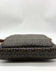 Giani Bernini Brown Block Signature Crossbody Bag