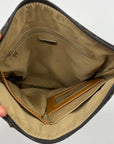 Giani Bernini Brown Block Signature Crossbody Bag