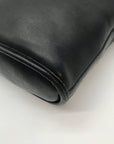 Brighton Black Leather Bucket Bag