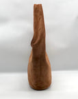 Michael Kors Brown Suede Sony Shopper Shoulder Bag