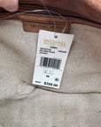 Michael Kors Brown Suede Sony Shopper Shoulder Bag