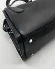 Radley London Black Pebbled Leather Grab Bag