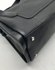 Radley London Black Pebbled Leather Grab Bag
