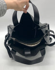 Radley London Black Pebbled Leather Grab Bag