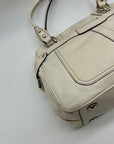 Coach White Soho Leather Satchel