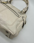 Coach White Soho Leather Satchel