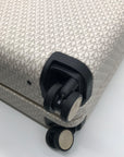 Michael Kors Vanilla And Soft Pink Monogram Logo Suitcase