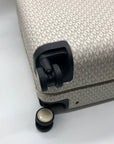 Michael Kors Vanilla And Soft Pink Monogram Logo Suitcase