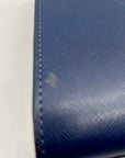 Kate Spade Blue Medium Saffiano Leather Satchel Bag