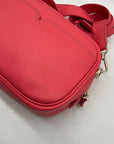 Kate Spade Pink Pebbled Leather Camera Crossbody Bag