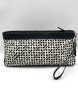 Coach Black & White Patent Leather Penelope Op Art Convertible clutch 13166