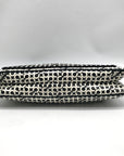 Coach Black & White Patent Leather Penelope Op Art Convertible clutch 13166