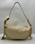 Arezzo Beige Leather Shoulder Bag