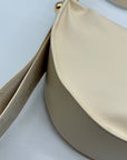 Arezzo Beige Leather Shoulder Bag