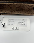 Guess Latte Noelle Flap Organizer Crossbody Bag