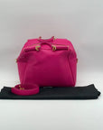 Dolce & Gabbana Pink Pebbled Leather Satchel Bag